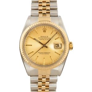 Used Rolex Datejust 16013 Tapestry Dial