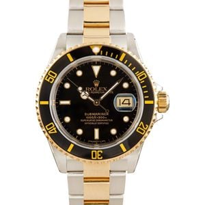 Rolex Submariner 16613 Black Bezel